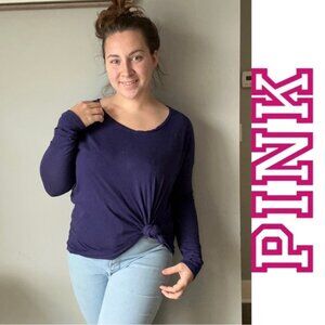 Victoria's Secret PINK | Purple Long Sleeve Tee Shirt | Size Medium